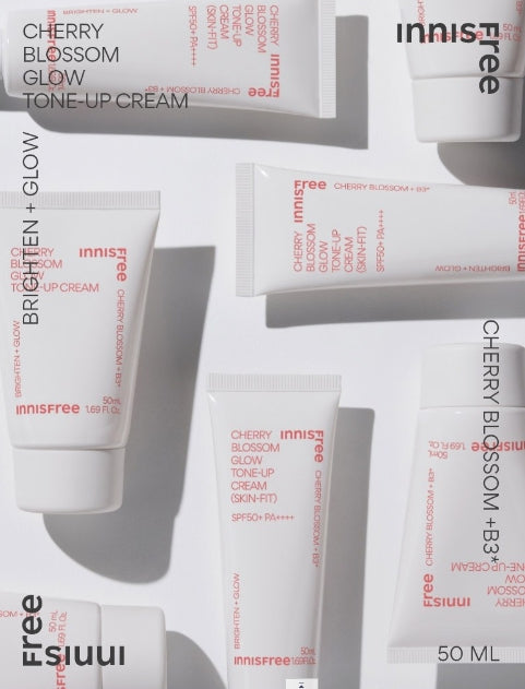 innisfree Jeju Cherry Blossom Glow Tone-up Cream 50ml from Korea by innisfree