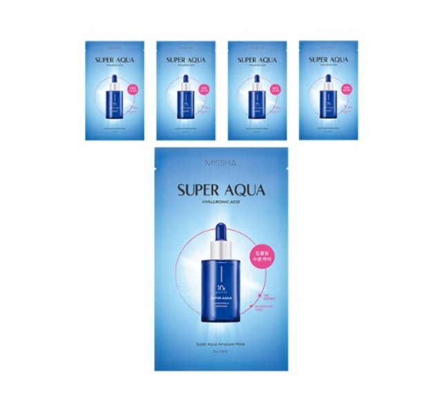 10 x MISSHA Super Aqua Ampoule Mask 28g from Korea by MISSHA