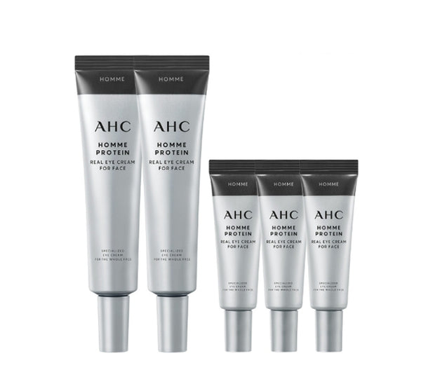 [MEN] AHC Homme Protein Real Eye Cream for Face Set(5 Items) from Korea