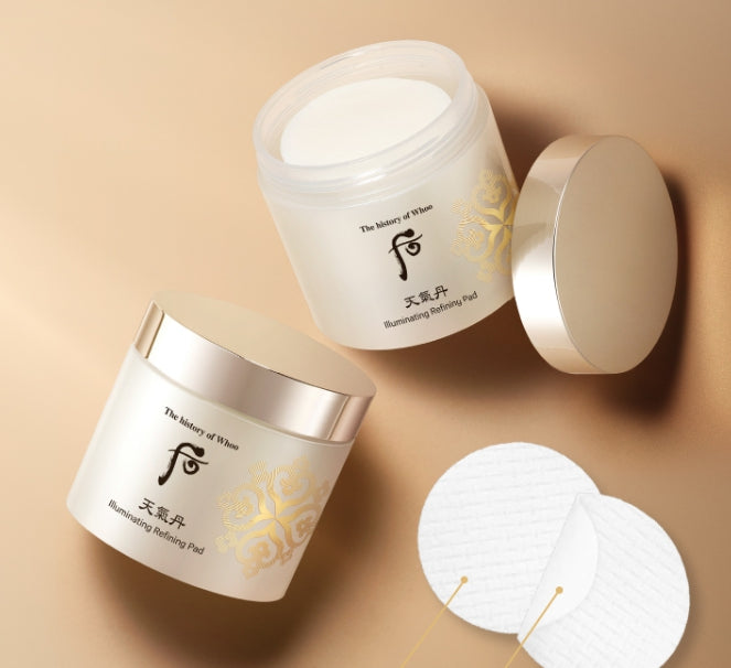 The History of Whoo Cheongidan Hwahyun Illuminating Refining Pad 160ml(60ea) from Korea by The History of Whoo