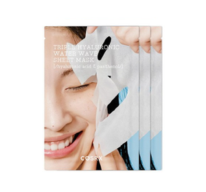 10 x COSRX Hydrium Triple Hyaluronic Water Wave Sheet Mask from Korea
