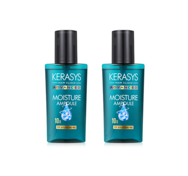 2 x Kerasys Advanced 10x Moisture Ampoule Serum 80ml from Korea #Hair Clinic_H by Kerasys