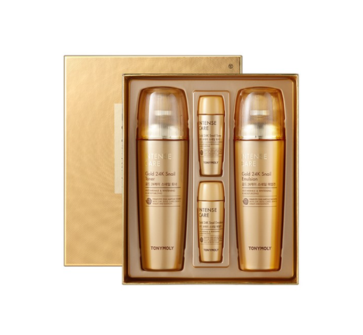 TONYMOLY Intense Care Gold 24K Snail Set (4 Items) from Korea by TONYMOLY