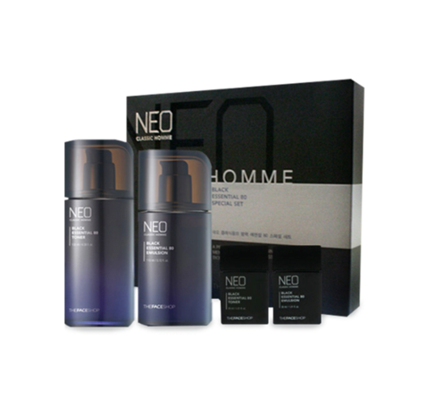 [MEN] THE FACE SHOP Neo Classic Homme Black Essential Set (4 Items) from Korea by The Face Shop