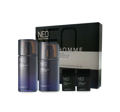 [MEN] THE FACE SHOP Neo Classic Homme Black Essential Set (4 Items) from Korea
