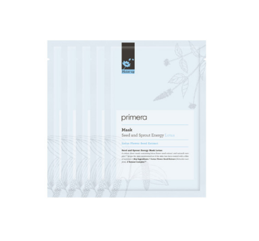 5 x Primera Seed and Sprout Energy Mask Lotus 20ml from Korea by Primera