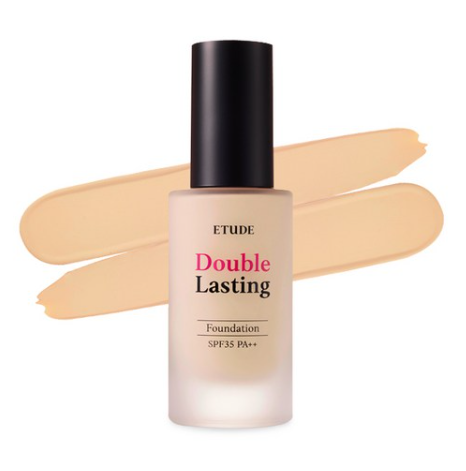 ETUDE Double Lasting Foundation, SPF35 PA++, 12 Colours from Korea by ETUDE