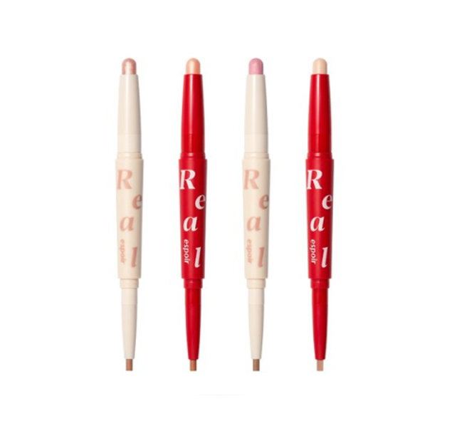 2 x espoir Real Eye Dual Stick 4colours from Korea by espoir