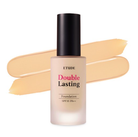 ETUDE Double Lasting Foundation, SPF35 PA++, 12 Colours from Korea by ETUDE