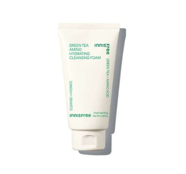 innisfree Green Tea Amino Hydrating Cleansing Foam 150g from Korea by innisfree