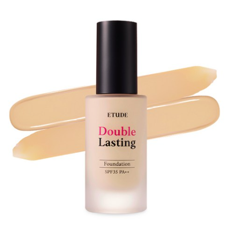 ETUDE Double Lasting Foundation, SPF35 PA++, 12 Colours from Korea by ETUDE