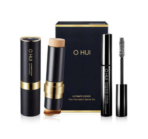 O HUI Ultimate Stick Foundation #1 Milk Beige June 2025 Set(2 Items) from Korea by O HUI
