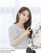 Nonenon Big Black Love Nec from Korea #Celebrity Accessory #GIRS GENERATION-TAEYEON #SUNMI #RED VELVET-SEULGI #MAMAMOO-MOONBYUL from Korea_H1 by Nonenon
