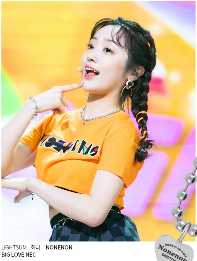 Nonenon Big Love Nec from Korea #Celebrity Accessory #SUNMI #YUBIN #ITZY-YEJIN #WEEKLY-LEE SUNJIN from Korea_H1 by Nonenon