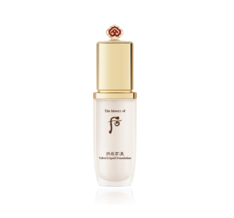 The History of Whoo Gongjinhyang:Mi Velvet Liquid Foundation 3 Colours from Korea by The History of Whoo