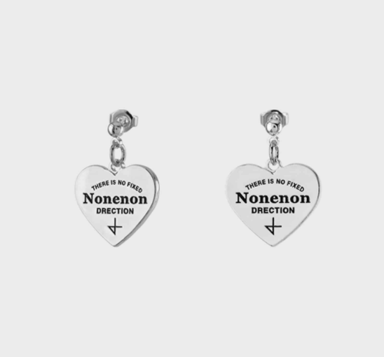 Nonenon New Logo Love Earring #Celebrity Accessory #aespa-KARINA #SUNMI from Korea_H1 by Nonenon